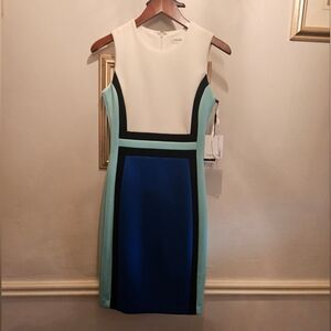 Calvin Klein Women's Colorblocked Sheath Dress